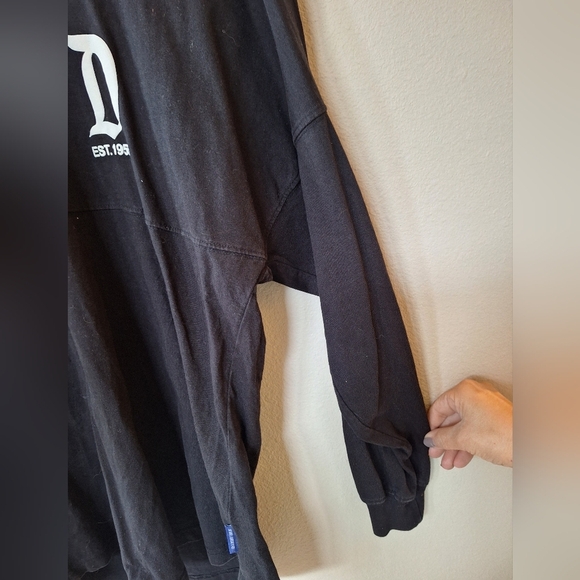 Disneyland Resort Spirit Jersey Black/White Oversized Unisex Size XS - Picture 3 of 8